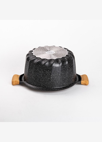 Набор посуды, комплект из 4 кастрюль и сковородок,, черный HP-4-404B MGC (306849286)