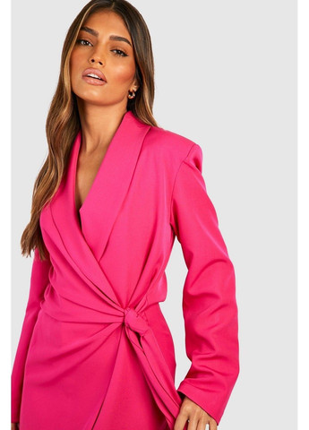 Рожева кежуал сукня Boohoo однотонна