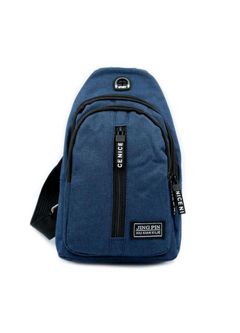 Сумка-слинг Синяя водонепроницаемая через плечо спортивная нагрудная сумка средней жесткости ProDobro (364672282)