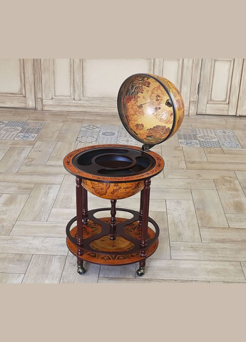 Глобус бар на підлогу Стародавня карта сфера 42 см (42003R) Гранд Презент (279624869)