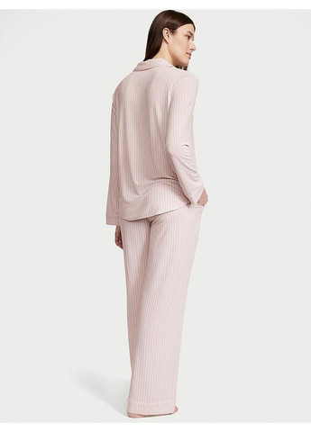 Комбінована всесезон піжама модал modal long pajama set Victoria's Secret