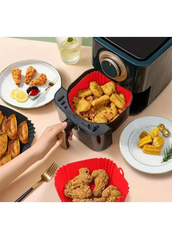 Силіконова форма квадратна для аерогрилю мультипечі REN-521 18.5см No Brand (359502912)