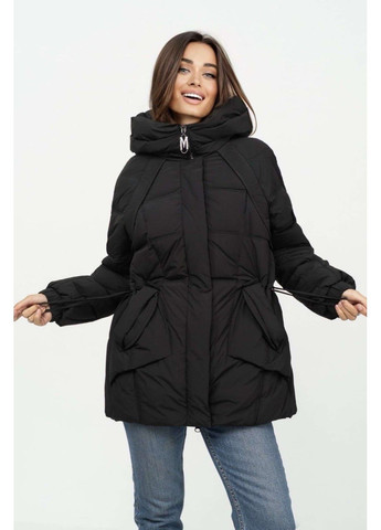 Чорна зимня зимова куртка пуховик Mishele