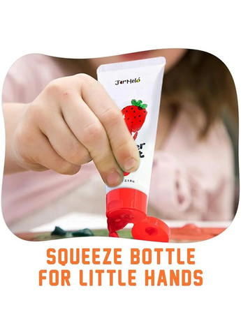 Дитячі пальчикові фарби 6 кольорів по 60 мл (JA91142) Jar Melo (dityachi-palchikovi-farbi-jar-melo-6-koloriv-po-60-ml-ja91142) (316037462)