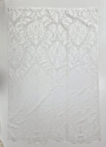 Фіранка на стулку вікна Firanka Ajure 72х110см молочна (10_8ф) No Brand Damask (382782763)