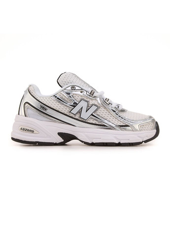 Чорні Осінні кросівки чоловічі new balance 740 white silver black нью беланс 740 No Brand