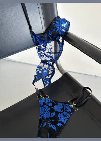 Синий комплект нижнего белья Domino