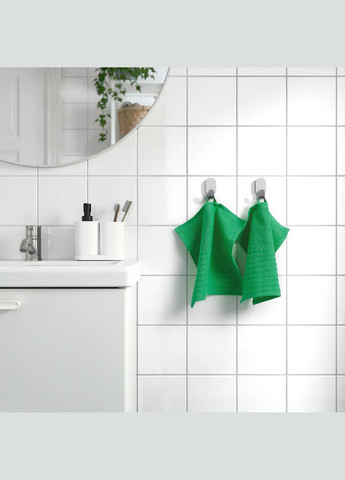 IKEA reczniczek ікеа vagsjon 30х30 см яскравозелений (50571139) зелений виробництво -