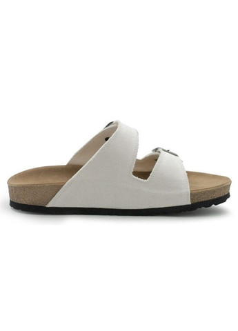 Белые шлепанцы женские конопляные yoga белые Jo Hemp