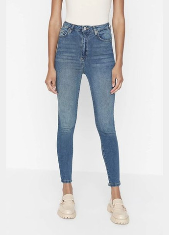 Джинсы Koyu Mavi Skinny Jeans Trendyol - (293994261)