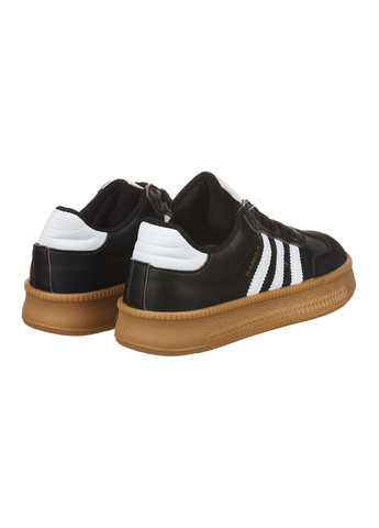 Чорні жіночі кеди зі штучної шкіри повсякденні Violeta