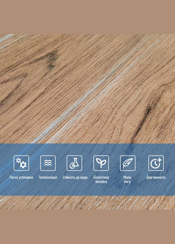 Самоклеющаяся 3D панель под светлый дуб 2800x700x3мм SW-00001770 Sticker Wall (316101163)