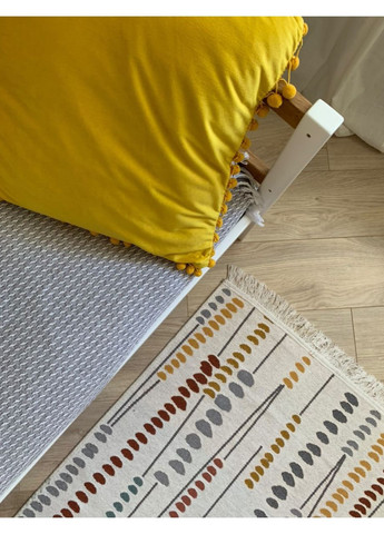 Хлопковый плетеный двухсторонний ковер Shana 34 Arty 120Х180 см. Разноцветный No Brand (371739159)