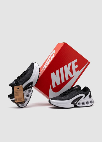 Черные демисезонные кроссовки мужские nike black/white No Brand Air Max DN