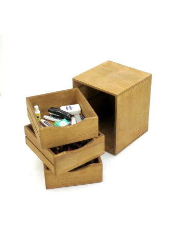 Органайзер настільний з дерева Берген мускат (КНЦ-003507) No Brand (328228146)