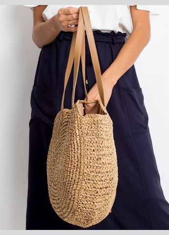 Жіноча літня плетена кругла сумка Шоппер No Brand (293510672)