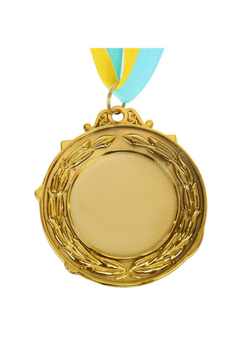 Медаль спортивная с лентой тематическая пластиковая Футбол ø7см C-1450 (d-7см, 16g золото) SP-Sport (361433583)