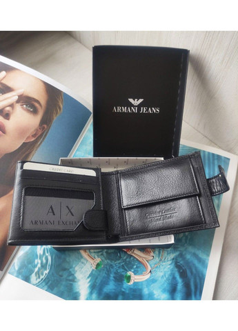 Мужской кожаный кошелек в коробке kr25 kr25 Giorgio Armani (371883252)