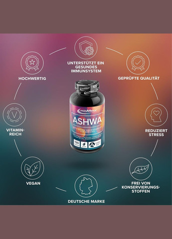 Ашваганда Ashwagandha 120 Capsules Ironmaxx (315886168)