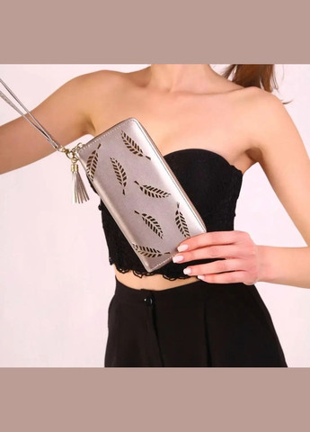 Женский кошелек с листочками No Brand (322583086)