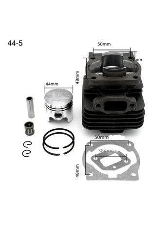 Поршневая 44 мм для бензокос. Шикарный комплект. Лучшее качество и надежность Winzor (364120414)