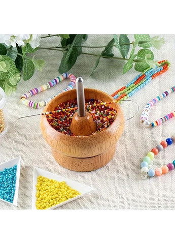 Спіннер для набору бісеру HOBBYWORKER дерев'яний No Brand (372019670)