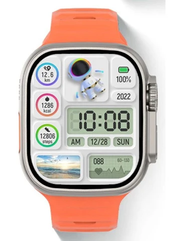Умные Часы Оранжевые Смарт Часы Dt8 Atmo Ultra Orange (английская Версия) Seli UWatch (392714485)