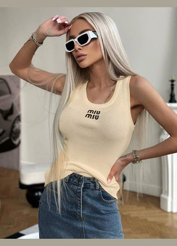 Майка Стильная Турецкий Рубчик No Brand — 319315664