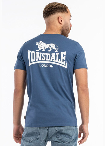 Синяя футболка Lonsdale Whiteness
