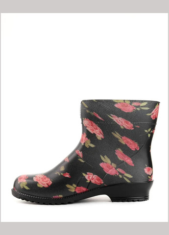 Гумові чоботи жіночі, чоботи короткі жіночі, черевики гумові жіночі розмір ТРОЯНДА Litma (342419190)