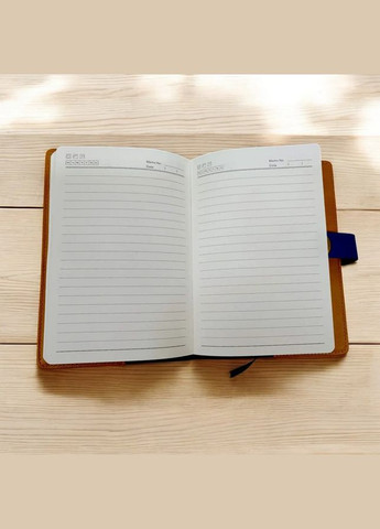 Блокнот Щоденник із магнітним замком синій 212*148мм Every Day Planner No Brand 6416 (329882433)