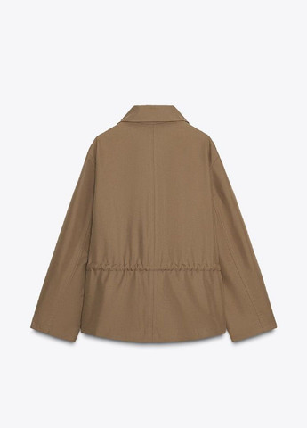 Светло-коричневая демисезонная куртка Zara