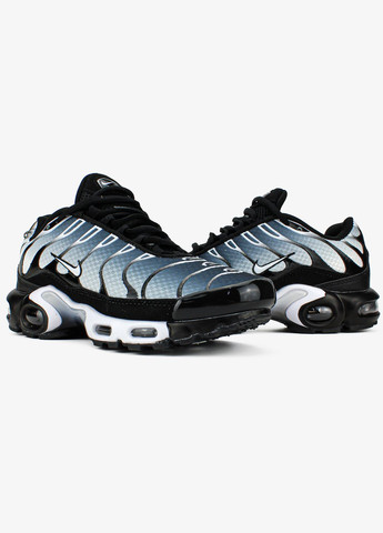 Сірі всесезон кросівки чоловічі і жіночі nike air max tn plus gray black | найк аір макс тн плюс сірі чорні No Brand