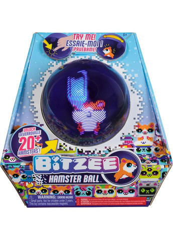 Інтерактивна іграшка Тамагочі Бітзі Хом'яки в кулі Bitzee Hamster Ball 6072283 Spin Master (372795151)