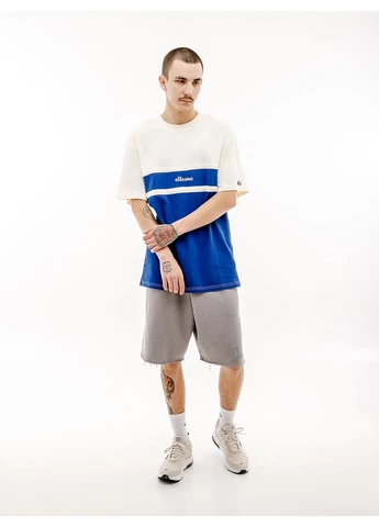 Комбинированная футболка rocazzi t-shirt blue/beige shv20206-631 Ellesse