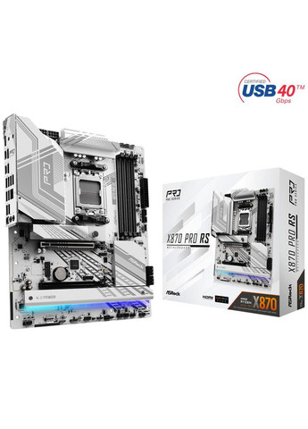 X870 PRO RS (AM5/X870, 4*DDR5, 2xPCIex16, HDMI/USB4, 4xSATA, 3xM.2, 2.5GLan, ATX) ASRock (372625990)