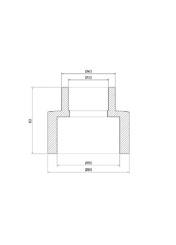 Муфта PPR 50х32 Thermo Alliance (400361110)