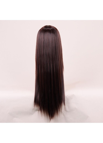 Перука довге пряме волосся шоколадний коричневий No Brand (361258956)