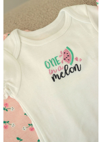 Набор боди для новорождённого Bebeli “”, 3 шт, короткий рукав New Brand Melon Girl (349735363)