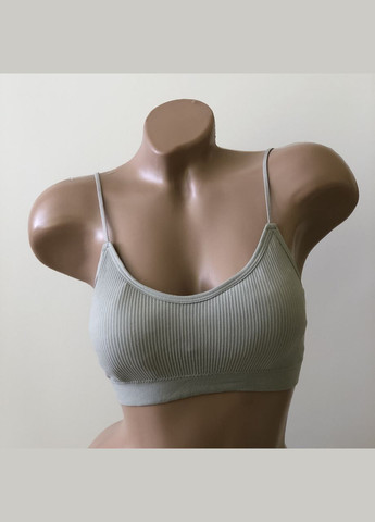 Женский топ топик в рубчик бюстгальтер No Brand (314931115)