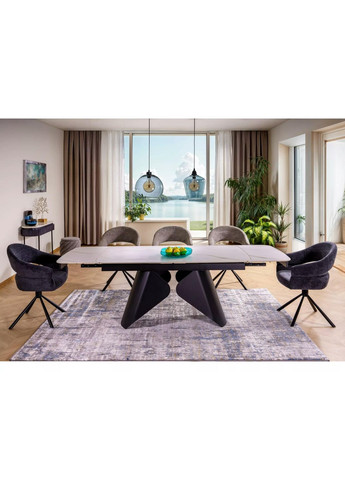 Стілець кухонний BORGO RAVEN чорний каркас / сірий 07 BORGORCSZ Signal (372178199)