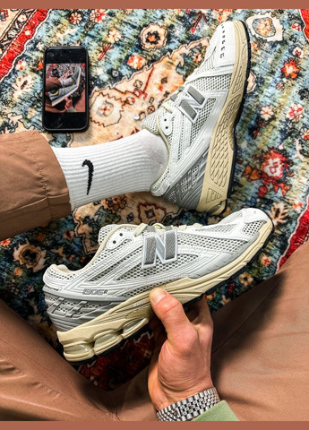 Сірі всесезон кросівки чоловічі і жіночі new balance 1906r grey beige | нью беланс 1906r сірі бежеві No Brand