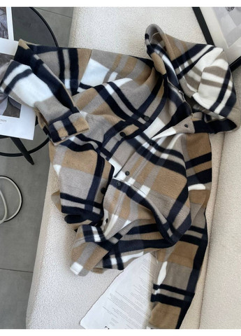 Коричневая рубашка No Brand