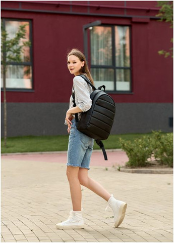 Рюкзак женский из экокожи Zard LRT Черный Sambag (301871132)