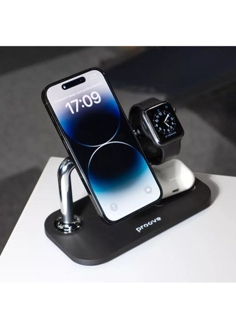 Бездротовий ЗП Magnetic Field 3 in 1 для Android/Samsung/Apple/iPhone Proove (372474732)