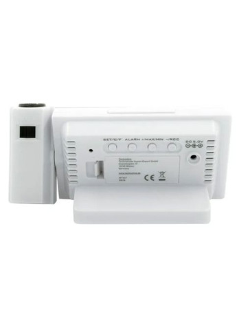 Настольные часы WT537 проекционные White (DAS301197) Technoline WT537 проекційний White (356149557)
