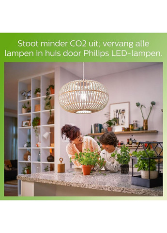 Светодиодная лампа A60 8.5Вт 1055лм E27 2700K теплый белый свет LED Premium Classic, набор 2 шт Philips (372154190)