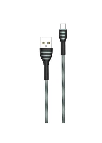 Кабель USB - micro USB (M/M), Braided Cloth, 3 А, 1 м, Серый (CW-CBUM041-GR) Colorway (394763369)