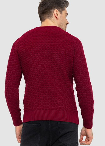 Бордовый зимний свитер мужской, цвет темно-серый, Ager