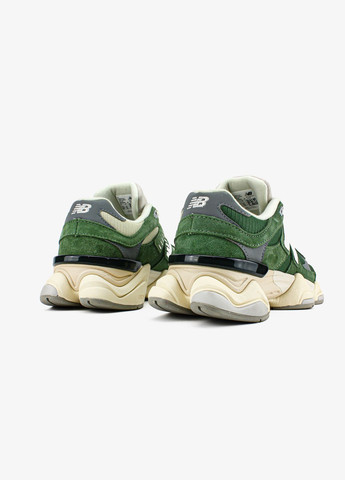 Зелені Осінні кросівки чоловічі і жіночі new balance 9060 green | нью беланс 9060 зелені No Brand